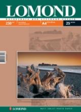 фотобумага Lomond матовая одностороняя 230г/м2 А4  25лист арт. 0102050