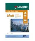 180 Бумага  LOMOND матовая 1*180 А5 50л. (210х148мм), 0102068