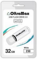 Флеш-накопитель 32Gb OltraMax USB 2.0  230 White