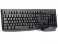 Клавиатура + мышь (комплект)  Logitech Desktop MK240 black