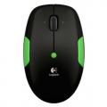 910-002593 Мышь Logitech ,беспроводная черно-зеленая  M345,