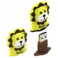 Флеш-накопитель 16Gb Smart Buy  Wild series Yellow Lion
