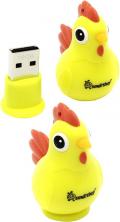 Флеш-накопитель 16Gb Smart Buy  Wild series Yellow Rooster tree