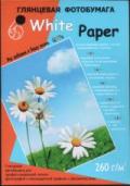 WP260PW 260gsm Premium Glossy фотобумага суперглянцевая 260 г/м2, A4, 50 л. White Paper