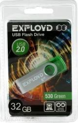 Флеш-накопитель  32Gb Exployd 530 Green