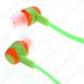 Стерео-наушники Connect 6609 Color внутриканальные Green