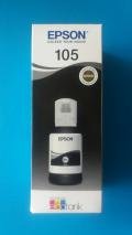 C13T00Q140, Контейнер Epson 105 с чёрными пигментными чернилами (L7160/L7180) Black