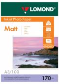 170 Бумага Lomond матовая 2*170г, 100л, А3 0102012