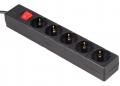 Фильтр питания т.м. "SVEN" Optima 5,0 m (5 sockets) black