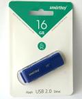 Флэш-накопитель 16Gb Smart Buy USB 2.0 Dock  Blue