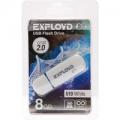 Флеш-накопитель 8Gb Exployd 510 White