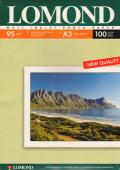 95 Бумага Lomond матовая 1х95г,100л,А3 0102129