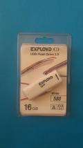 Флеш-накопитель  16Gb Exployd 580 White