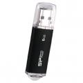 30961 Флеш-память USB SP008GBUF2M01V1K 8GB,USB2.0 UltimaII I-series,Black