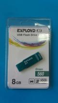 Флеш-накопитель 8Gb Exployd 560 Green