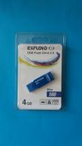 Флеш-накопитель 4Gb Exployd 560 Blue