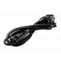 Кабель для ноутбука 1.8 м. с заземлением 3 pin