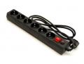 Сетевой фильтр  Гарнизон  EHB-6  1.8м 6 розеток черный