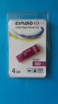 Флеш-накопитель 4Gb Exployd 560 Violet