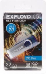 Флеш-накопитель  32Gb Exployd 530 Blue