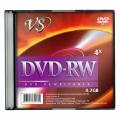 Диск DVD-RW Data Standard 4X 4,7Гб slim (1шт.)