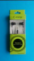 Стерео - наушники Energy C-S ZY-3303 внутриканальные, Black