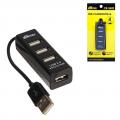 Разветлитель USB HUB Ritmix CR-2402 4 port черный USB